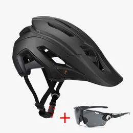 Hełmy rowerowe MTB All-Terrain Cylling Helmet Ultralight Road Mountain Rower Helmet Wygodny szlak XC Hełm rowerowy Casco Ciclismo 56-62cm 230325