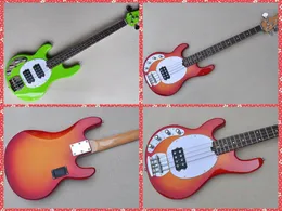 High Quality Musicman Left Hand Electric Bass Guitar Chrome Hardware Can be Customized