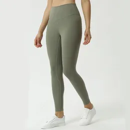 Womens Workout Leggings Designer Yoga Lululemens Hosen Hohe Qualität Taille 32 Farben Sport Gym Wear Classic Luxurys Elastic Fitnessw Plus Size Wanderhosen