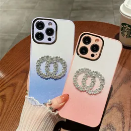 iPhone 14 Pro Max Phone Case Designer Gradient Phone Covers Sparkling Letter Phones Shell for iPhone 13 14Pro 12 11Promax X Xr