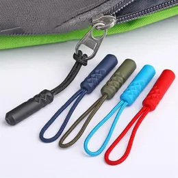 الفنون والحرف 20pcs/مجموعة السوستة سحب السحب نهاية ملائمة الحبل بديل المقطع مقطع buckle bucker corcase backpack zipper cord