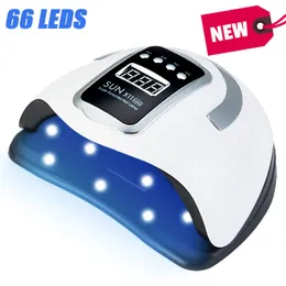 Lâmpada de secadores de unhas LED UV para S 66Led Secy Manicure com Smart Sensor Polish Dryer Cabin Machine 230325