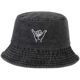 Geniş Memlu Şapkalar Moda Erkek Yıkanmış Kovboy Balıkçı'nın Şapka Bayanlar Açık Güneş Şapkı Four Seasons Bölüm Aşıklar Vahşi Panama Kovası Hat Casquette P230311