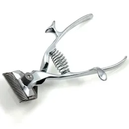 Ножницы для волос Портативная ручная ручная ручная ручная машина для ножниц с ножницами из нержавеющей стали для мужчин для мужчин Care VBG 230411