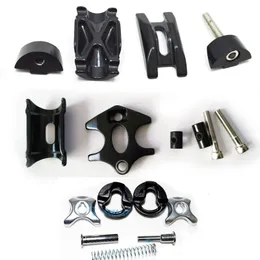 مجموعات الدراجات الجوية Aero Carbon Fiber Road Post Post Clamp Clamp Mtb Cycling Mountain Seatpost Report Parts 230325