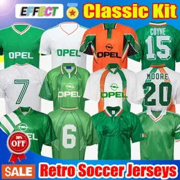 1988 1994 Keane Retro Soccer Jerseys 1990 1992 1996 1997 90 92 94 96 98 Irelands Away Classic Vintage Irish McGrath Duff Staunton Houghton McAteer Top