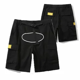 Designers de Crtz Mens Cargo Shorts Summer Summer Cropped Pants Aretwears Apreselamento de streetwears Rápida de secagem de bolso de bolso de bolso de skate