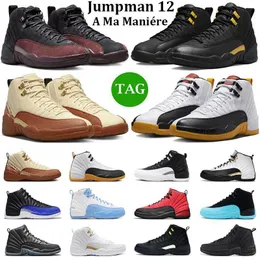 2023 Og Jumpman 12 Basketball Shoes Men 12s A Ma Maniere Black Ovo Black Stealth Floral Eastside Golf Game Gym Red Fiba Wolf Grey Mens