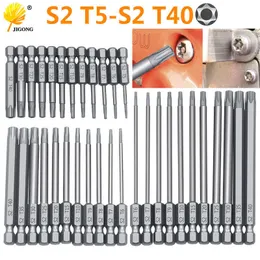 11pcs 12pcs Security Bit Set Tamper Proof Screwdriver Drill Screw Driver s Torx Flat Head 1/4" Hex s