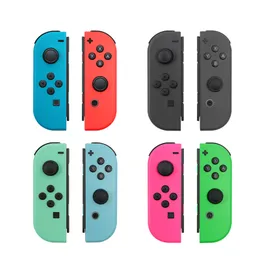 デュアル振動ジョイスティックを備えた Switch LR 用ワイヤレス Bluetooth JoyCon ニンテンドー コントローラー ウェイクアップ スクリーンショットのトリガー サポート