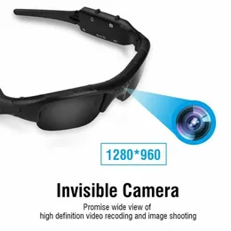 Camcorders 1080P HD Lightweight riding Glasses Sunglasses Eyewear Audio Video Recorder TF Mini DVR Camera DV 230325