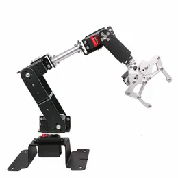 ElectricRC Car 6 DOF Robot Manipulator Metal Alloy Mechanical Arm Clamp Claw Kit MG996R KS3518 for Arduino Robotic Education 230325