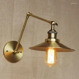 Duvar lambaları bitişik uzun kol ışığı vintage oturma odası wandlampen edison led çatı katı lamba lamparas de pared