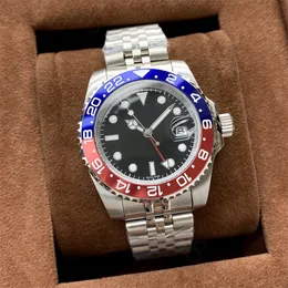 Automatyczne zegarek męskie zegarki Wysokiej jakości mechaniczny Master GMT Cyclopslens DateJust Cerrachrom Movement Staly chromaliczne okręty podwodne x0HSV