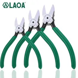 laoa cr-vプラスチックプライヤー4.5/5/6/7インチジュエリー電気ワイヤーケーブルカッターカッティングサイドスニップハンドツール電気技師ツール