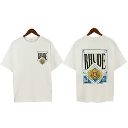 送料/関税込【RHUDE】ロゴ 半袖Tシャツ コットン 91116013-22ca-4455-837c-