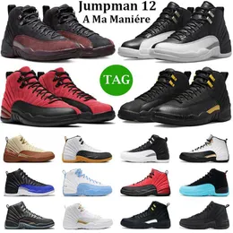 2023 Og Jumpman 12 Basketball Shoes Men Women 12s Reverse Taxi University Gold Reverse Flu Game Gym Red Fiba Wolf Grey Utility Mens