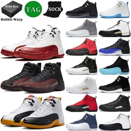 Cherry 12 Jumpman 12s Scarpe da basket da uomo A Ma Maniere Nero Bianco Stealth Playoff Royalty Taxi Utility Reverse Twist FIBA Scarpe da ginnastica da uomo Sneakers sportive all'aperto