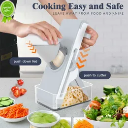 Novo cortador de vegetais multifuncional Carne Slicer Slicer Acessórios de cozinha de cenoura Gadgets Ferramenta de ajuda de cozinha de lâmina de aço