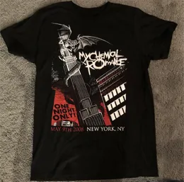 Men's TShirts Official T Shirt MY CHEMICAL ROMANCE Black DRAGON NYC Band Tee All Sizes Tour TShirt Casual Man Tees 230325