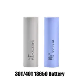 100% högkvalitativ INR21700 30T-batteri 3000mAh 40T 4000mAh 21700 litium 35A 3.7V Li-ion laddningsbara batterier för Samsung
