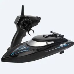 Electricrc Boats RC Łódź 24 GHz pilota łodzi motorowych 15 kmh szybkie wyścigi wyścigowe akumulatory do basenów do basenów i jezior 230325