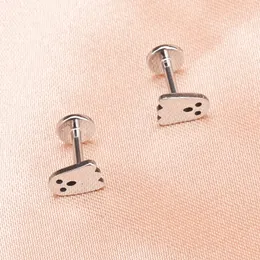 Nasenringe Ohrstecker G23 Einführstab Lippennagel Ohrknochenspirale Perforierte Schraubverschlussverzierung für Männer und Frauen 230325