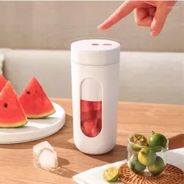 Juicerki Mini przenośny sok Sok Blender USB bezprzewodowa kubek sokowirówki automatyczna maszyna do koktajlu urządzenia domowe pomarańczowe świeże owoc