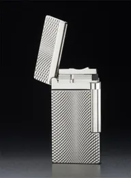 Luxurious Business Gas Lighter Butane Butano grabado Metal Ping Sound brillante Encendedor de cigarrillo Inflado sin regalo F6220549