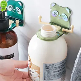 New Multi-purpose Shampoo Gel Bottle Holder Wall-mounted Self Adhesive Soap Bottle Stand Diameter Adjustable Hanger Hook Traceless