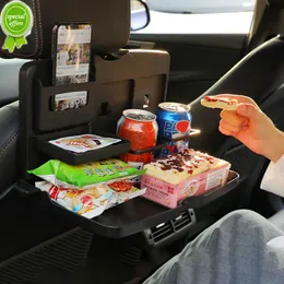 Nuovo seggiolino auto multifunzionale Snack Porta succo Rack Accessori per auto pieghevoli Supporto portaoggetti Scaffale porta cellulare Scaffale salvaspazio