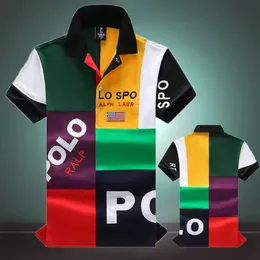 Hurtowa klasyczna męska koszulka polo polo letnia bawełniana bawełna Kolor krótkiego rękawa Europejska i amerykańska sporty sporty moda zagraniczna handel zagraniczny styl s-6xl