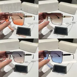 Designer sunglasses shield square luxury glasses black thin metal frame driving lunette de soleil fashion oversized mens sunglasses uv protection aaaaa PJ070 C23