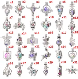 600 disegni per te Scegliere perle perle perle a gabbia Locket Aroma Aroma Essenziale Diffusore Locket Orecchini per collana fai -da -te Bracele5258306
