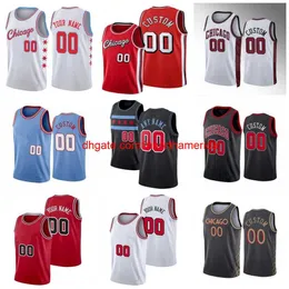 maglie personalizzate da basket per uomo donna cucite DeMar 11 Maglia DeRozan 9 Nikola Vucevic Zach 8 LaVine 2 Lonzo Ball 0 Coby Bianco Nero Bianco Rosso