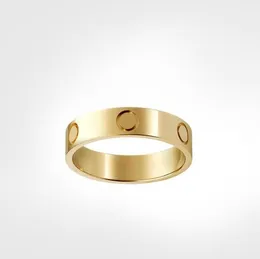 2023 Love Ring Designer Rings Carti Band Ring 3 Diamonds Women/Men Luxury Jewelry Titanium Steel Gold-Plated Fade Never Fade Not Allergic Gold/Silver/Rose Gold Box