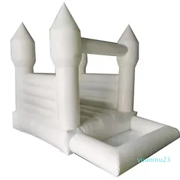 Casa personalizada de pvc kids trampoline Toddler Bounce House com piscina de bola mini castelo inflável de segurança para crianças moonwalk pa2627 11