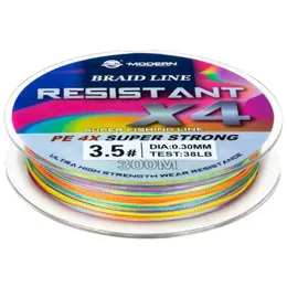 Angelzubehör Moderne 300M Multifilament-Angelschnur 4 Stränge Geflochtener Draht Alles zum Angeln Sommergerät Linha De Pesca Pche Carpe P230325