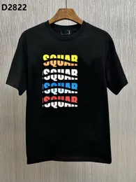 PDQ3メンズTシャツ2023サマートップニューアレンバルD2 TシャツポロラグジュアリーデザイナーDSQUAREプリントショーツOneck短袖DSQシャツMHH