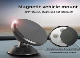 Magnetisk hållare biltelefonhållare luftuttag bilar konsol magnetiska klistermärke navigeringshållare universal med alla smartphone2097637