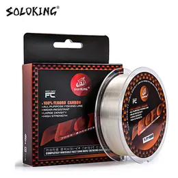 Fisketillbehör 120 m fluorokarbonbeläggning Nylonlinje Fisklinje Fast Sinking Fishing Invisible Nylon Fish Line för Lure Dålig fisklinje P230325