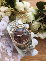 Z oryginalnym pudełkiem kobiety luksusowe zegarek dama rozmiar 31 mm data dziewczyna szafir szklana zegar 2813 ruch automatyczny ruch mechaniczny zegarki 66