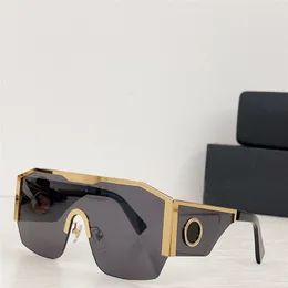 New fashion sunglasses 2220 big frame connected lens design glasses popular avant-garde style top quality UV400 protection goggle