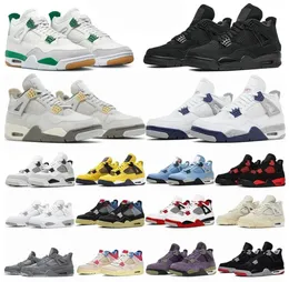 4 Jumpman Mens Basketball Shoes Pine Green 4s Photon Dust Seafoam Military Black Cat University Blue Red Thunder Fire Red Sail Kaws Women Trainers Sports Sneakers