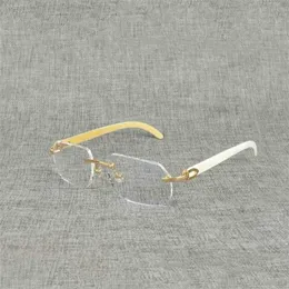 Designer di lusso occhiali da sole di moda 20% di sconto in legno naturale quadrata chiara bufalo corno di grandi dimensioni telaio senza telaio per uomini che leggono oculos ovali ottici