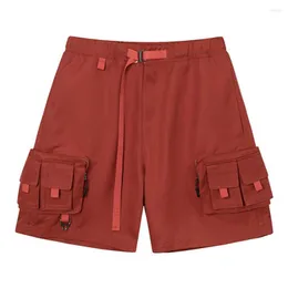 Men's Shorts Men's Summer Techwear Cargo Fashion Hi Street Oversized Hip Hop Short Joggers Streetwear Tactical Workwear Pants