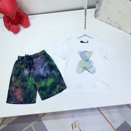 夏のキッズTシャツ漫画ボボの子供レンズセットTシャツ男の子と女の子