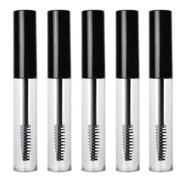 10 ml tomt mascara -rör med ögonfransstav borste DIY Makeup Mascara Cream Bottle Viage Container Transparent Mascara Packing -flaskor Dh98