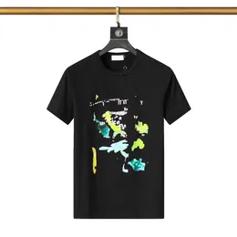 2023サマーメンズデザイナーTシャツカジュアルマンレディスティーグラフィティレットレットテンドプリント半袖