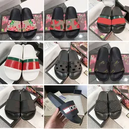 İtalya Kauçuk Taban Terlik Sandles Düz Ev Terliği Banyo Çiçekleri Sardunya Baskı Sandalet Ayakkabı Kadın 6 numara Parmak arası Terlik Lüks Pantoufles Sandalet Yaz Slaytları